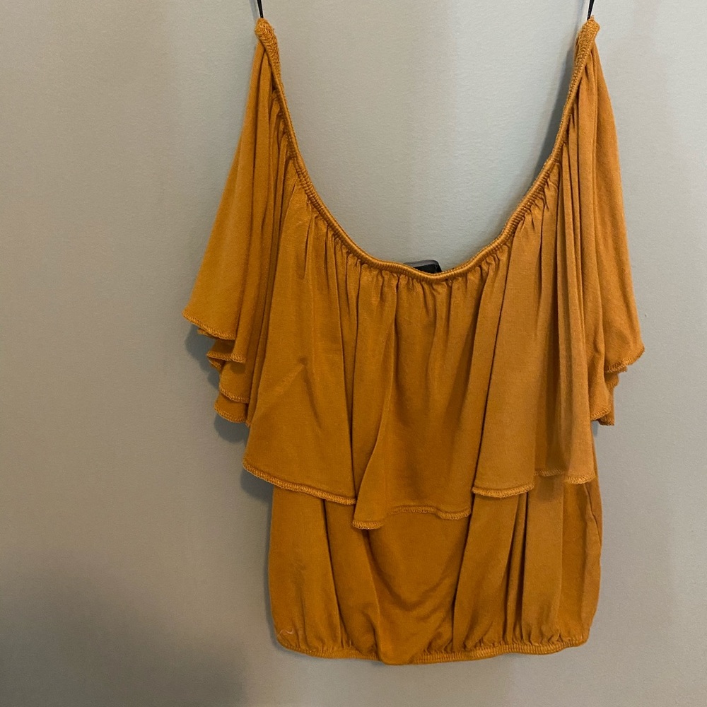 Off the shoulder crop top